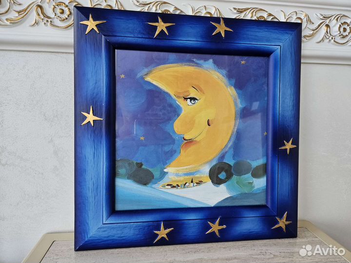 Декоративная картина в детскую 35*35см