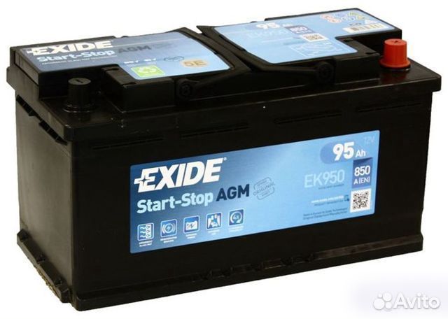 Аккумулятор exide start-stop AGM 95R италия
