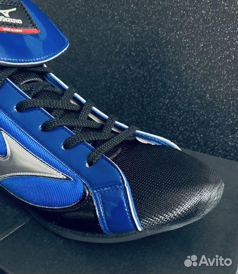 Боксерки Mizuno 27 черно-синие