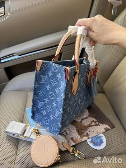 Сумка Louis Vuitton Onthego PM Denim