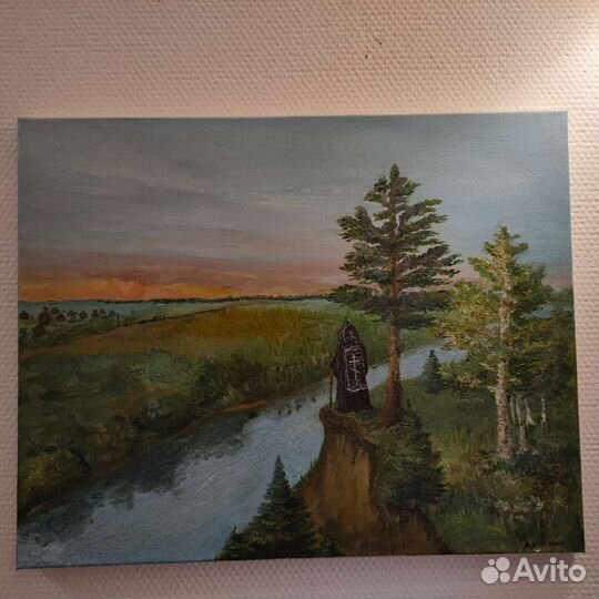 Картина холст масло 