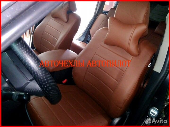 Чехлы Автопилот Toyota Prado 2 из экокожи