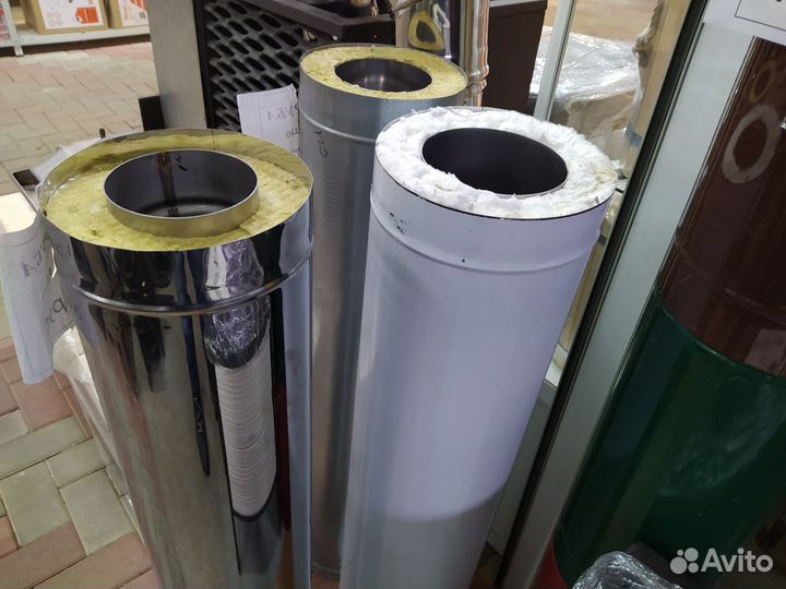 Дымоход супервул, труба, кремниевая вата