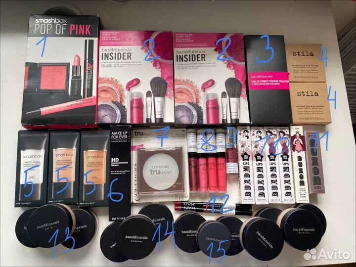 Косметика США Smashbox, bareMinerals, Stila, NYX