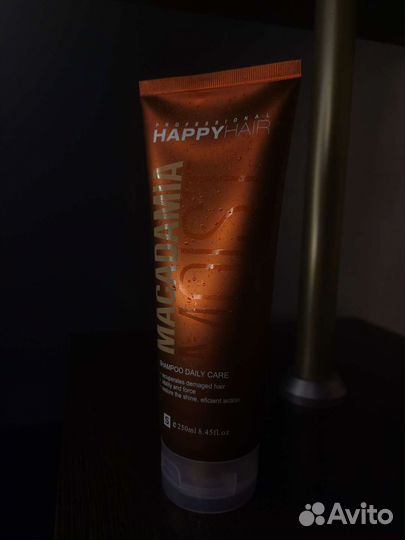 Безсульфатный шампунь Happy Hair Macadamia Moist