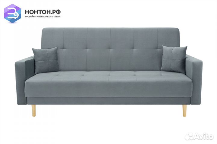 Диван книжка Фиеста Лайт серый