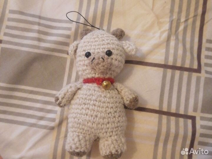 Вязанный бычок ручной работы