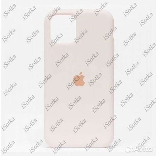 Чехол для Apple iPhone 11 Leather Case (бежевый)