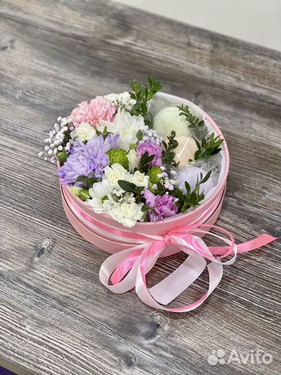 Цветы с зефиром