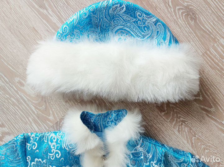 Костюм Снегурочки рост 128-134 см