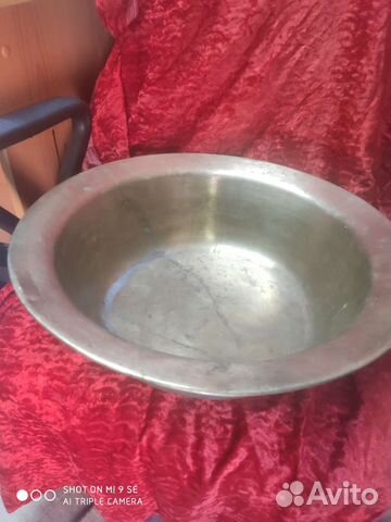 Таз латунно-медный СССР для варенья