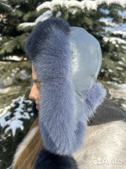 Шапка ушанка женская