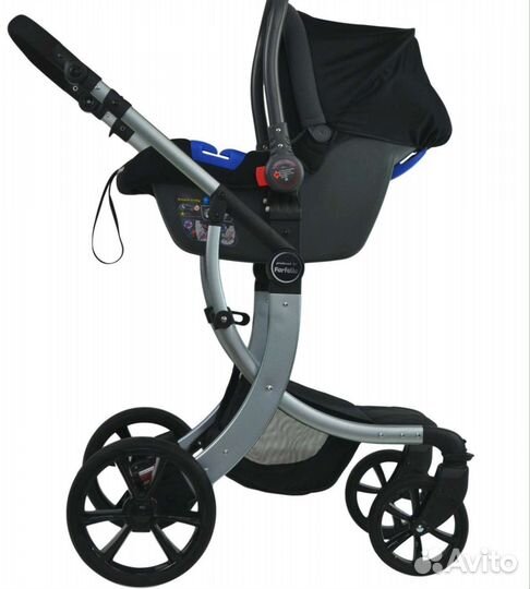 Коляска 2 в 1 3в1 эко кожа