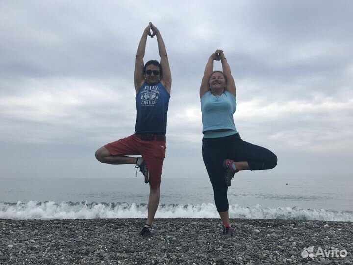 Йога на море Утреннее пробуждение Йога на закате