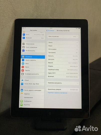 iPad 2 64Gb Black iOS 8.4.1