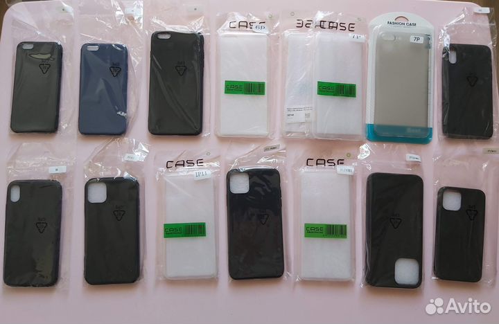 Чехлы новые 48 шт. на iPhone/Samsung/Xiaomi/ Honor