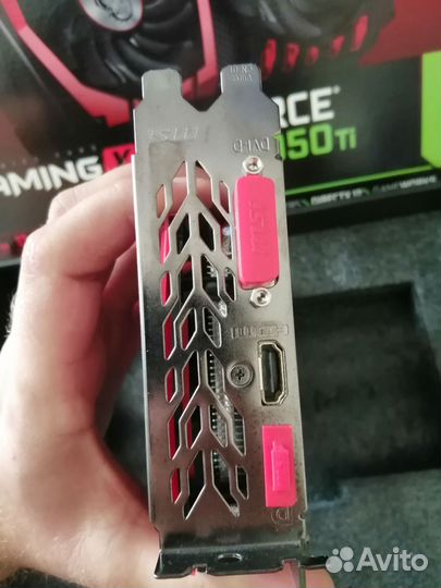 Видеокарта MSI GTX 1050ti