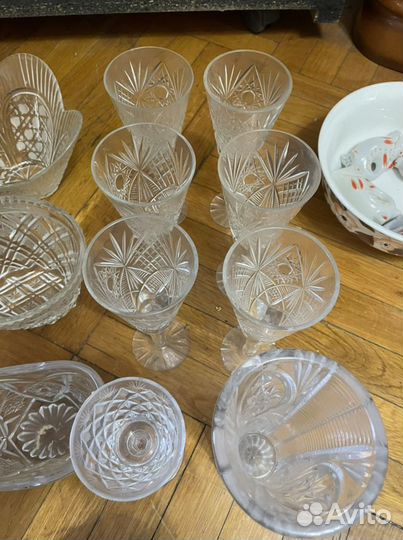 Хрустальная посуда СССР