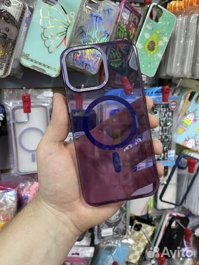 Форменные чехлы MagSafe Berlia, для iPhone 13-14