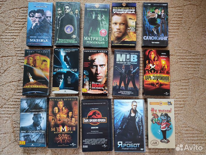 VHS Видеокассеты с записью