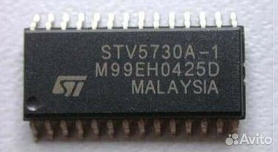 OSD-чип stv5730a-1 управлением по по I2C