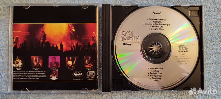 Cd диск Iron Maiden “Powerslave