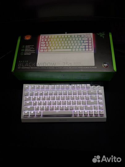 Razer blackwidow v4 75 white