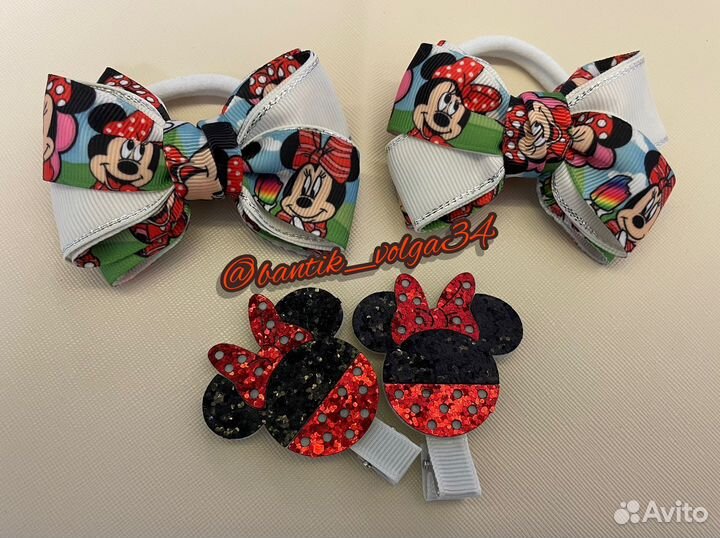 Банты для волос Минни Маус