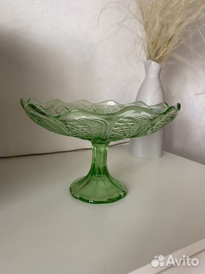 Ваза на ножке конфетница фруктовница СССР