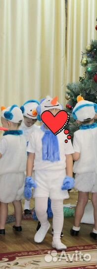 Новогодний костюм Снеговика - прокат