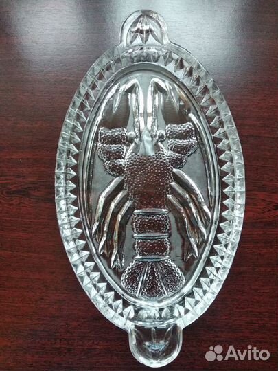 Хрустальная ваза для рыбной нарезки