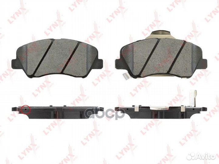 Колодки тормозные дисковые (с отверстиями для п