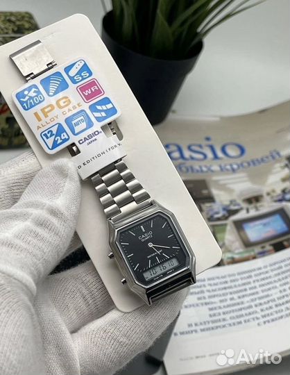 Мужские ретро часы casio