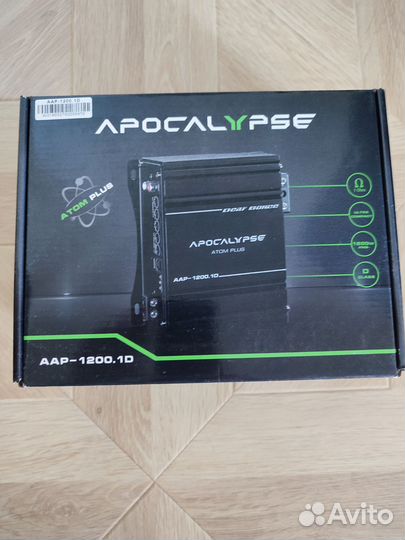 Усилитель apocalypse AAP-1200.1D atom plus