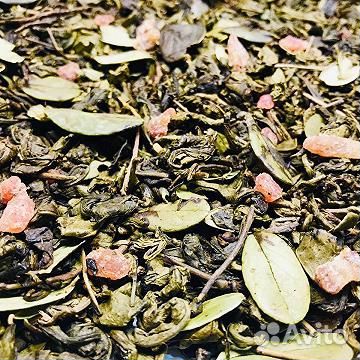 Земляника со сливками чай зеленый