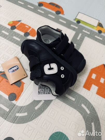 Ботинки для мальчика chicco 20 кожа