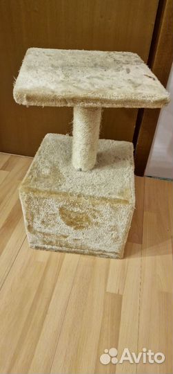 Когтеточка домик для кошки бу