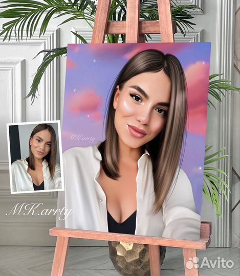 Портрет на холсте / Картины по фото