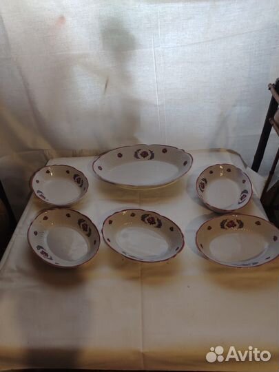 Набор столовой посуды Коростень СССР