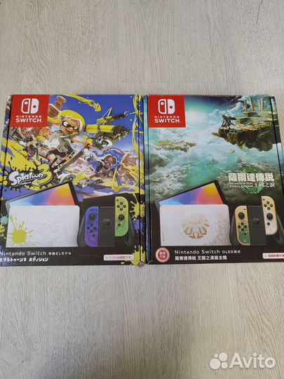 Новая Прошитая Nintendo switch oled Zelda edition
