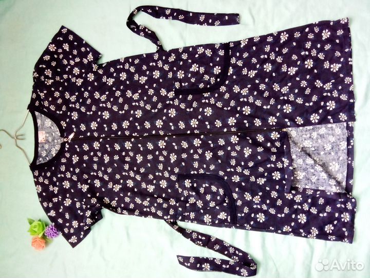 Халат женский х/б трикотаж новый