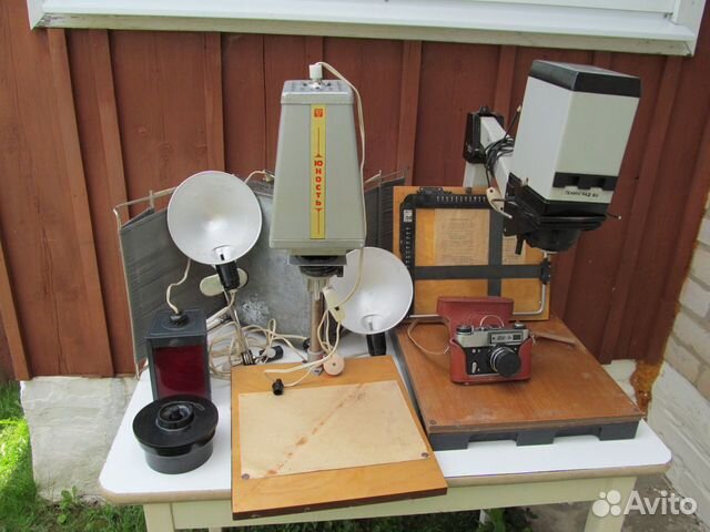 Оборудование для фотосъемок и фотоаппарат СССР
