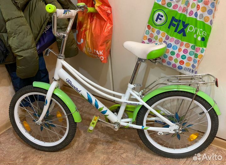 Детский велосипед Forward Little Lady azure 18