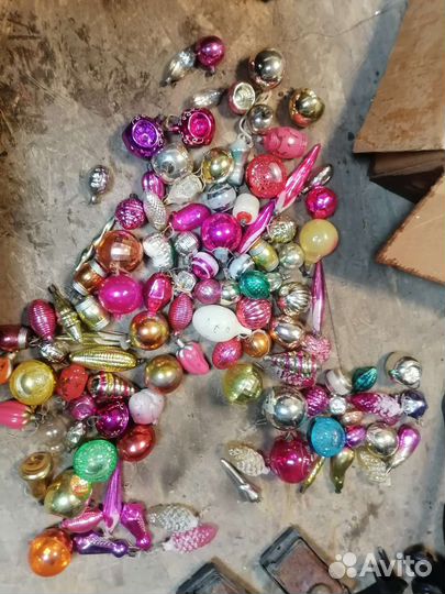 Елочные игрушки СССР советские