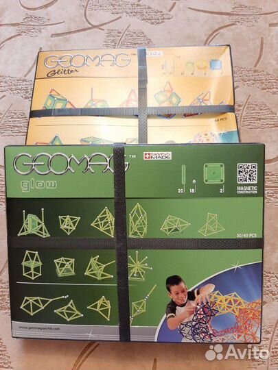 Конструктор Geomag светящийся оригинал 40 де