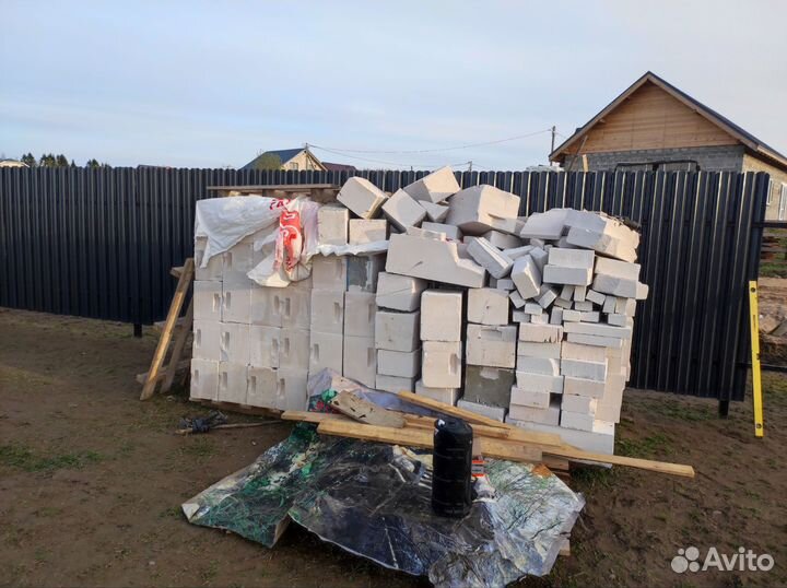 Газобетонные блоки остатки