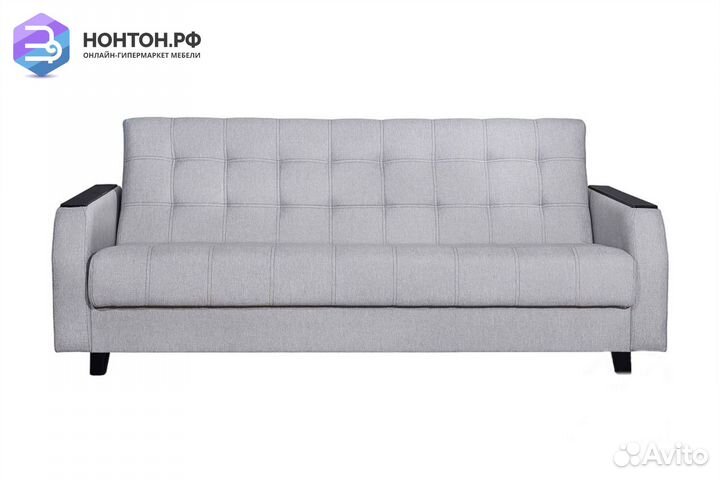 Диван книжка Феникс светло-серый