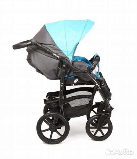 Коляска 2 в 1 babyton rocky blue 52