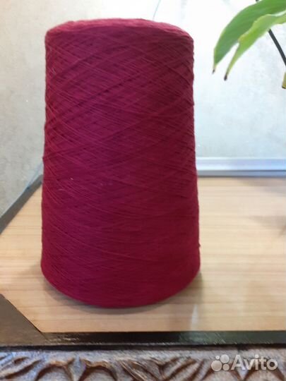 Пряжа бобинная Италия сток меринос кашемир