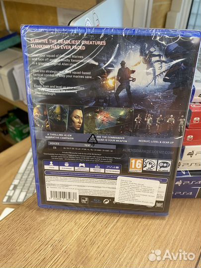 Aliens: Dark Descent диск для PS4 новый